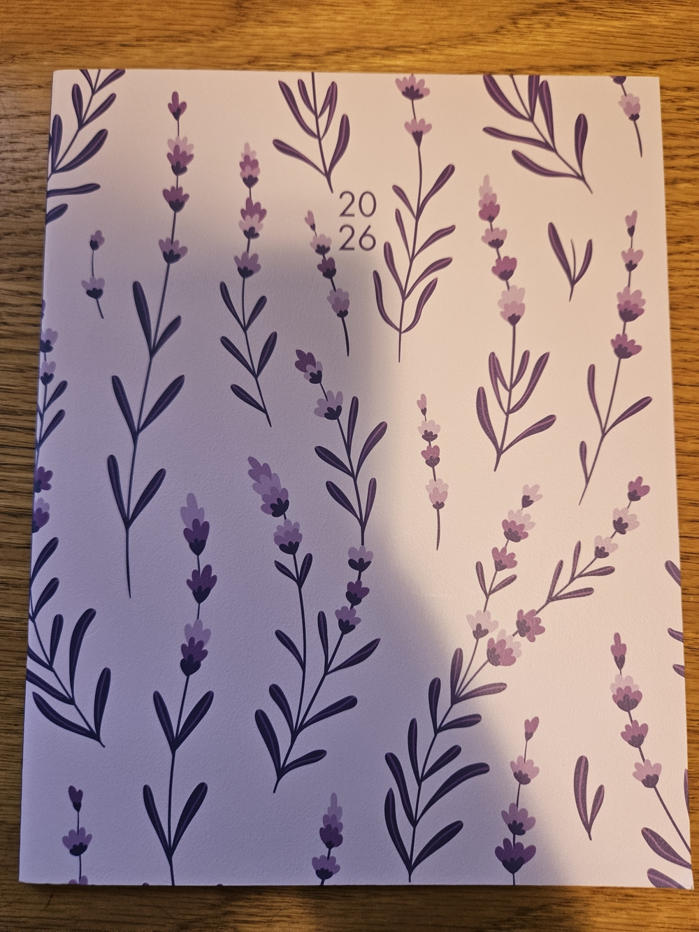 2026 Lavender Floral Monthly Planner